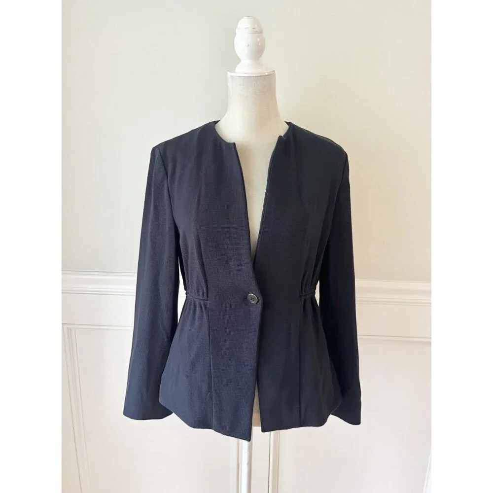 BOSS Hugo Boss Jekari Blazer Jacket 8 Navy Blue - Picture 3 of 11